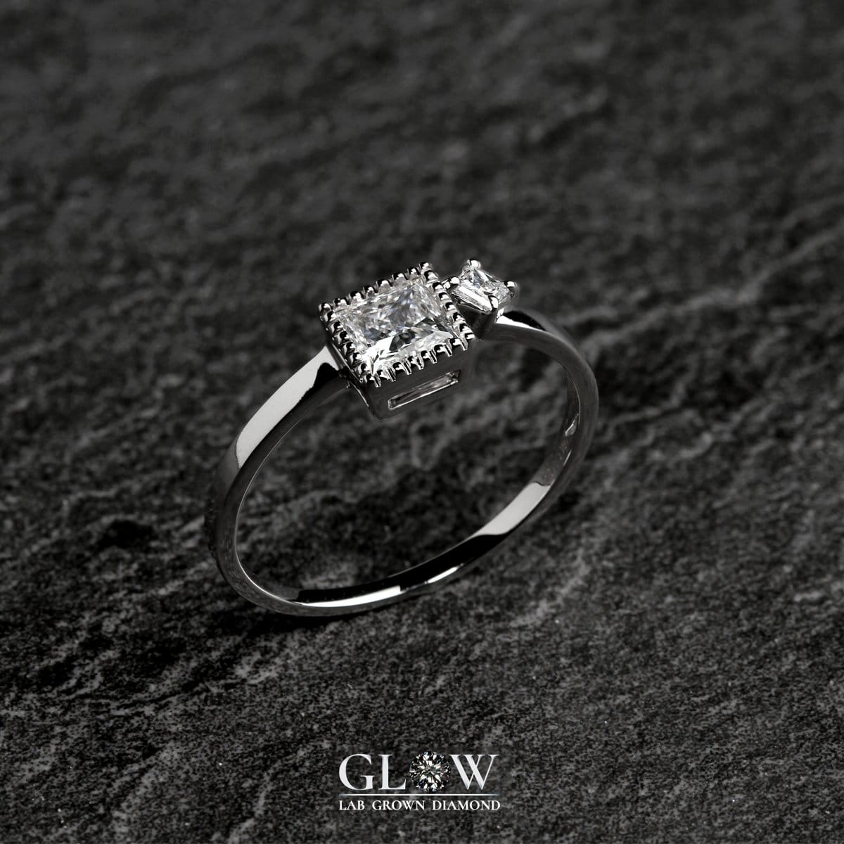 แหวนเพชร Ring Princess 0.43 Carat