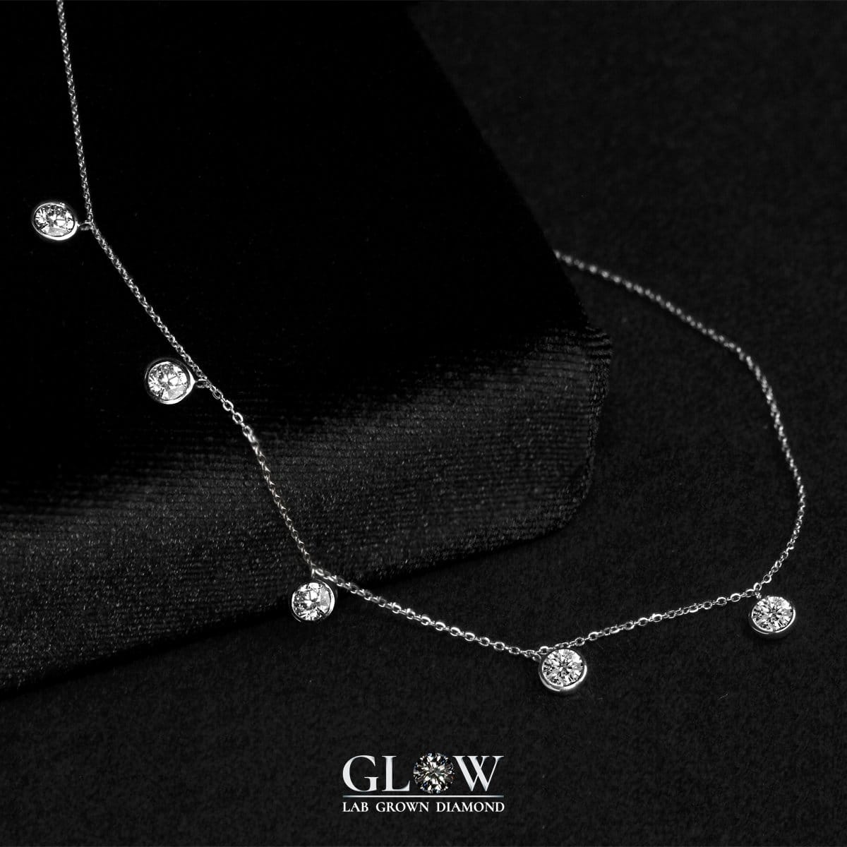 สร้อยคอเพชร Necklace Round 1.7 Carat