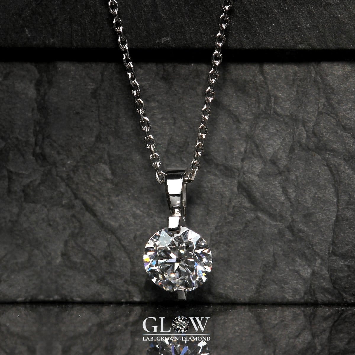 สร้อยคอเพชร Pendant Round 1.07 Carat