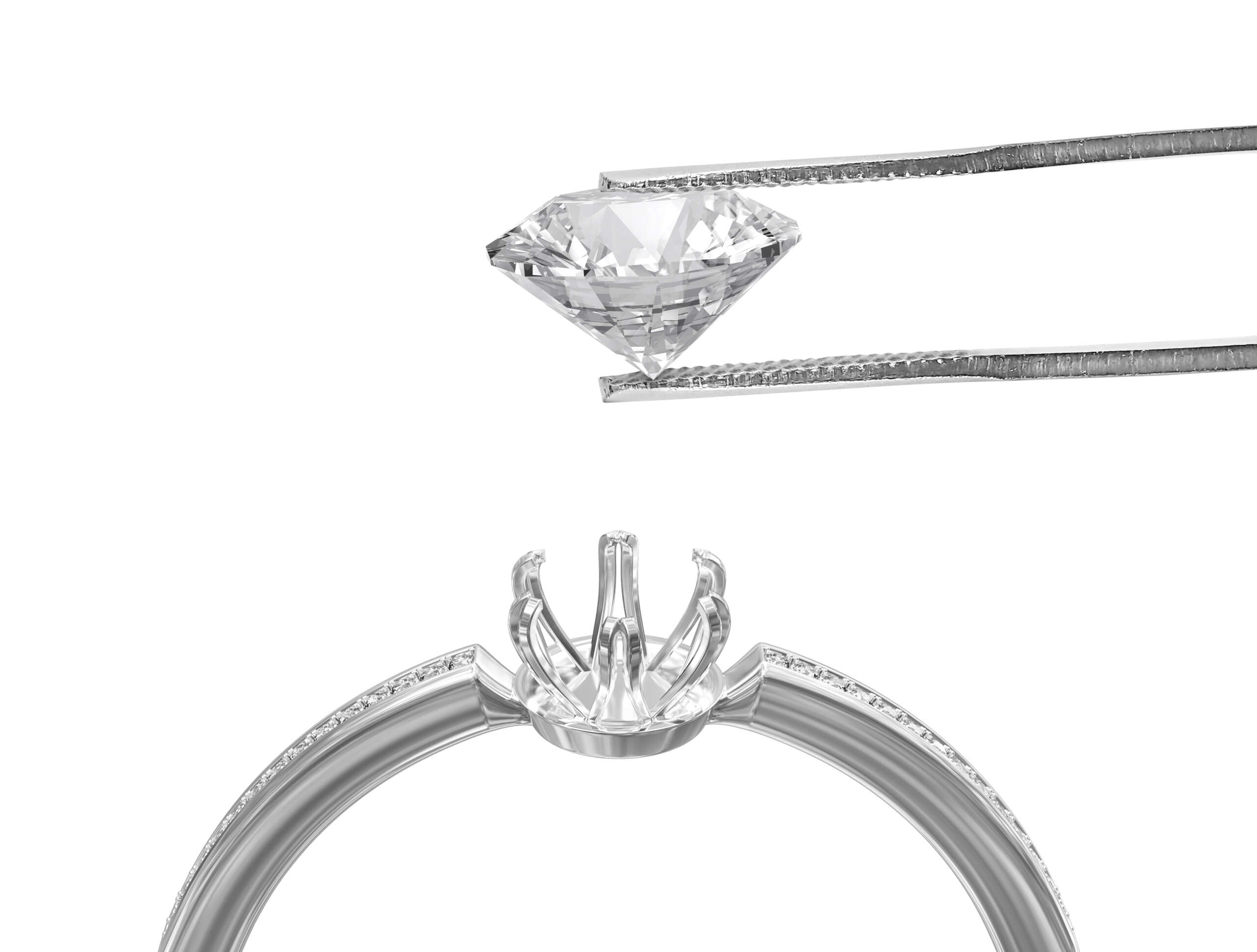 หนามเตยแหวน-diamond-prong-setting